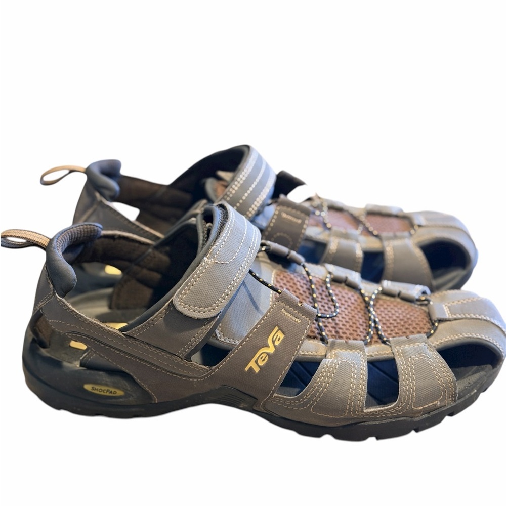 Teva Forebay Sandal for Men - Turkish Coffee - Size 12
